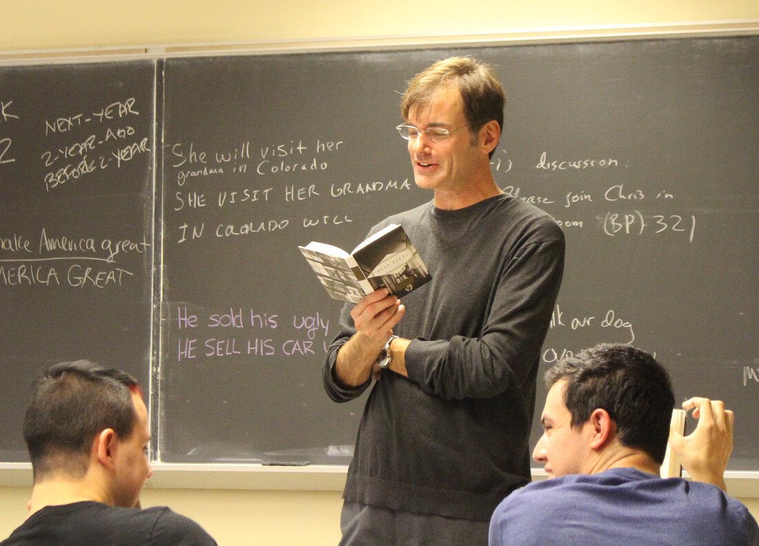 Michael Carolan at Clark University, 2017